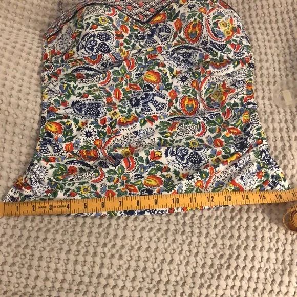 Tommy Bahama tankini top adjustable tie back Sz M excellent condition - Picture 3 of 8